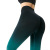 Seamless High Waist Hip Raise Fitness Pants Women's Sports Leggings Quick-Drying Peach Hip Black Gradient Bottoming Yoga Pants