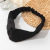 Korean Style Fabric Wide Brim Solid Color Elegant Cross Satin Hair Band Female Hair Hoop Sweet Mori Fashion Female Hair Accessories Wholesale