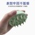 Factory in Stock Amazon Wheat Straw Silicone Massage Shampoo Brush Soft Rubber Bath Plastic Shampoo Comb