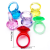 Children's Plastic Acrylic Crystal-like Boys and Girls Exaggerated Gem Ring Toy Play House Game Reward Gift