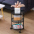 Factory Wholesale Kitchen Storage Rack Floor Storage Rack Kitchen Pot Rack with Armrest Creative Multi-Layer Pot Rack