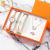 Lushika Five-Piece Foreign Trade Fashion Quartz Small Golden Watch Small Green Watch Gift Box Opening Gift Women's Watch Set