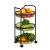 Factory Wholesale Kitchen Storage Rack Floor Storage Rack Kitchen Pot Rack with Armrest Creative Multi-Layer Pot Rack