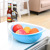 Household Oval Drain Basket Kitchen Double Layer Vegetable Washing Basket Vegetable Washing 2-Piece Gift Promotion Basket 3102
