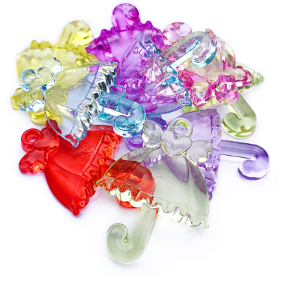 Diy Bead Accessories Acrylic Color Transparent Crystal Umbrella Diy Children's Early Education Reward Play House Props