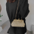 Bag Women's Fashion Woven Pearl Women's Bag All-Match Shoulder Messenger Bag Portable Straw Woven Pearl Clip Bag