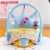 Baby Learning Chair Crown Rattle Learning Chair Baby Dining-Table Chair plus Bell Children's Plush Toys