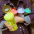 New Double Drink Cup with Straw Creative Portable Couple Water Cup Female Cute Children Juice Milk Water Glass Good-looking