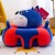 Anti-Fall Learning Seat Chair Waist Support Head Protection Baby Plush Toy Cartoon Children's Couch Pillow Toy