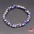 Beijing Cloisonne Vintage Ethnic Style Jewelry Jewelry Cloisonne Enamel (Filigree Silver Blue) 6mm Ball Bracelet