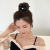 Korean Bow Pearl Barrettes Female Back Head Grip Temperament Bun Shark Clip Subnet Red Hair Clip Headdress