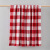 Modern Minimalist Winter Bedroom Blanket Red and White Plaid Double-Sided Fleece Blanket Customized Comfortable Warm Nap Wool Blanket