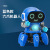 Cross-Border New Dancing Electric Six-Claw Fish Steel Robot Light Music Children Boy Stall Hot Sale Toys