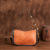 Women's Bag New 2022 Spring and Summer Retro Underarm Closed Toe Layer Cattlehide Leather Fashion Simple Shoulder Bag Embossed Crossbody Bag