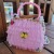 Trending on TikTok Light-Emitting Crossbody Portable Cosmetic Bag Little Princess Girls Playing House Toy Night Market Stall Toy