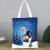 Factory Professional Customized Canvas Bag Environmental Protection Handbag Christmas Snowman Pattern Shoulder Bag Printable Pattern