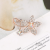 European and American New Fashion Alloy Full Diamond Flower Peacock Shape Brooch Factory Corsage Diamond High-End Pin Accessories