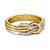 Wish Amazon Hot Sale European and American Knotted Ring Diamond-Embedded Elegant Ring Women's Wedding Closed Ring Shijia