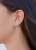 New European and American Foreign Trade Cross Inlaid Zircon Ear Ring Earrings Eardrops Sterling Silver Needle Fashion Simple Ear Clip