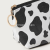 PU Fabric Cows Pattern Cosmetic Bag Large Capacity Storage Bag Printing Wash Bag