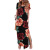 European and American New Amazon EBay Independent Station V-neck Short Sleeve Pocket Slit Irregular Dress Dress