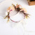 European and American Mori Style Festival Wreath Bridal Headdress Artificial Wreath Outdoor Wedding Retro Pastoral Style Photo Accessories