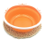 I2446 032# Two-Color Boutique Washbasin 2 Yuan Store Two Yuan Store Daily Necessities Plastic Basin Fruit Basin