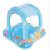 Cute New Cartoon Color Matching Inflatable Toy Children's Swimming Ring Toy Pedestal Ring Various Colors