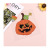 Halloween Cartoon Pumpkin Acrylic Diamond Paste Photo Shoot Stage Makeup Performance Eyebrow Face Pasters Eye Pad Wholesale