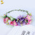 Artificial Flower Garland Tourist Scenic Spot Bridal Headband Photo Green Leaf Cloth Headband Ornament Wholesale