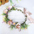 Bridal Headdress Mori Style Korean Style Fairy Beautiful Garland Green Leaf Headband Bridesmaid Flower Girl Beach Headdress Travel Commemorative Hair Accessories