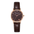 Foreign Trade Fashion Women 'S All-Match Leather Watch Student Casual Digital Bracelet Watch Quartz Watch Spot Wholesale