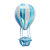 Cross-Border New Arrival 4D Hot Air Balloon Shape Children's Birthday Party Decoration Aluminum Film Balloon Activity Festival Layout Wholesale