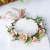 Bridal Headdress Mori Style Korean Style Fairy Beautiful Garland Green Leaf Headband Bridesmaid Flower Girl Beach Headdress Travel Commemorative Hair Accessories