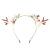 Factory Direct Supply Creative Cute Small Antlers Fabric Flower Decoration Girly Style European And American Christmas Hair Band With LED Light