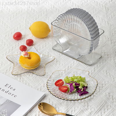 Pet Fruit Nut Snacks Dim Sum Plate Nordic Style Transparent Simple Display Plate Creative Multi-Functional Storage Tray Now