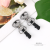 Korean Style Internet Celebrity Elegant Hair Clip Textured Back Head Full Diamond Rhinestone Clip Half Zama Tail Buckle Simple Horizontal Clip Women