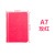A7 Notepad Small Notebook Leather Mini Compact Pockets Notebook Loose-Leaf Notebook Notepad Stationery Portable