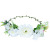 Artificial Flower Garland Tourist Scenic Spot Bridal Headband Photo Green Leaf Cloth Headband Ornament Wholesale