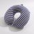 U-Shaped Pillow Slow Rebound Milk Grain Striped Solid Color Super Soft Fabric Neck Pillow Pp Cotton Plush Toy Factory