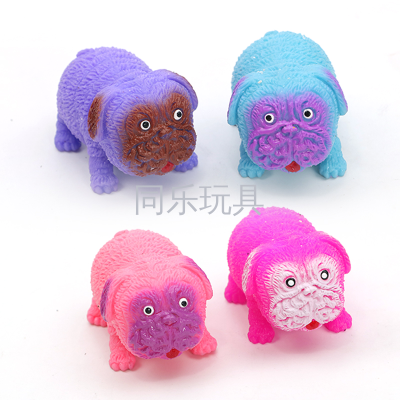 Multi-color cute sandpiper dog Decompression toys squeeze venting toys novelty toys