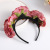 New European and American Retro Exaggerated Garland Headband Artificial Flower Handmade Hair Accessories Cloth Bridal Headdress in Stock Wholesale