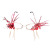Korean Bridal Wedding Tassel Artistic Glasses Wine Red Feather Tassel Frame Personality Trend Korean Ornament