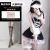 Sexy Lingerie Maid Costume plus Size Sexy Uniform Temptation Open-End Free off Pajamas Sexy Women's Pajamas One Piece Dropshipping