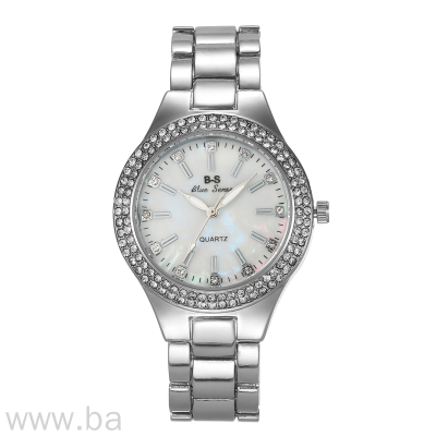 AliExpress Cross-Border Fashion Diamond  Women's Bracelet Watch Women's Watch Full of Diamonds Trend Quartz Watch 