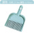 F374 Home Desktop Mini Broom Keyboard Cleaning Brush Small with Dustpan Small Broom Set Computer Sundries Brush