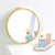 Bathroom Mirror Wall-Mounted Iron Toilet Dressing Mirror Decorative Mirror Hanging Desktop Cosmetic Mirror Wall-Mounted Washstand