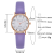 Foreign Trade Fashion Women's All-Match Leather Watch Student Casual Digital Simple Watch Quartz Watch Spot Wholesale