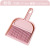 F374 Home Desktop Mini Broom Keyboard Cleaning Brush Small with Dustpan Small Broom Set Computer Sundries Brush