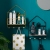 Iron Multi-Functional Wall Shelf Clothes Rack Creative Punch-Free Storage Key Hanger Bedroom Wall Wall-Mounted Basket